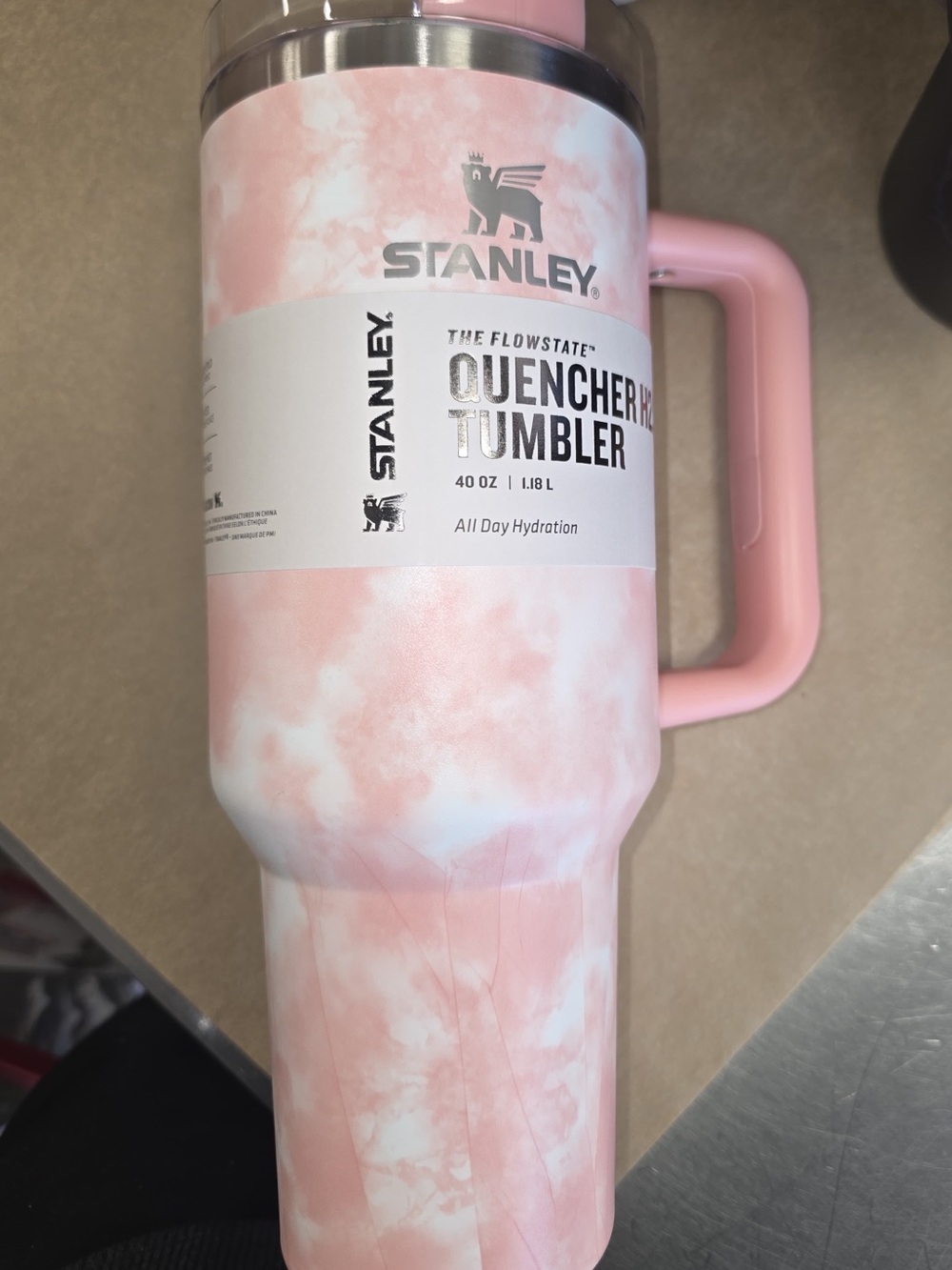 Stanley flowstate straw 40oz quencher tumbler new target 🍑 tie dye - Picture 4 of 6